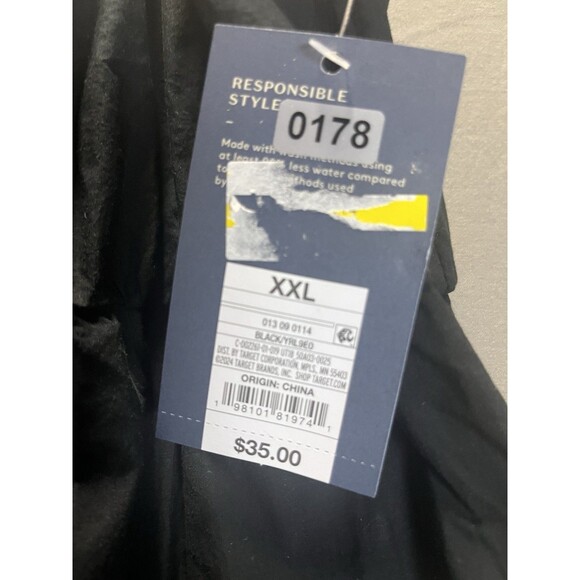 Universal Thread Sundress Boho Y2K Tier A-line Maxi Dress Size XXL Black New - Picture 4 of 5